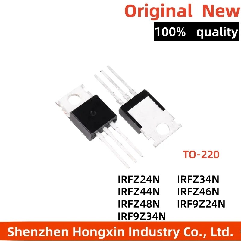 5PCS IRF9Z24 IRF9Z34 IRLZ24N IRLZ34N IRLZ44N IRF9Z24 IRF9Z34 IRLZ24 IRLZ34 TO-220 Field Effect ทรานซ