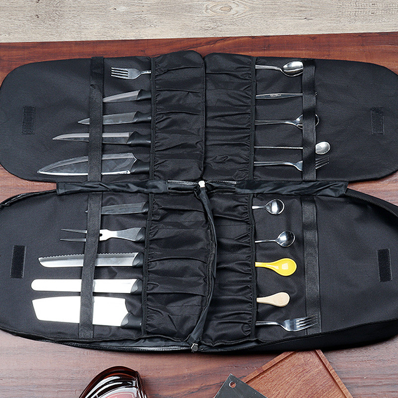 European and American Oxford material kitchen utensil and knife bag, hotel restaurant knife bag, che