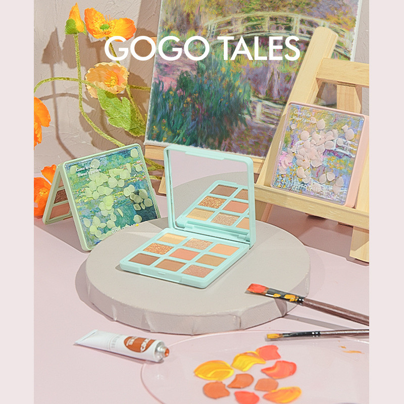 Gogotales Gogo Dance Secret Garden Petal Eyeshadow Palette ชานมฤดูร้อน Earth Color Matte Pearlescent