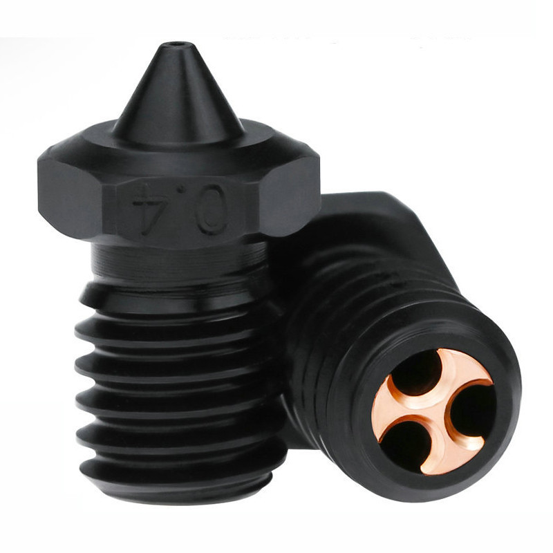 Hard Steel CHT Nozzle High Flow Wear-Resistant Clone Nozzle For E3D V6 3D Printer Accessories