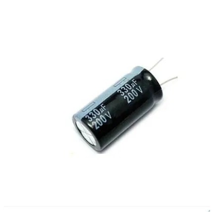 20 ชิ้น 200V330UF Radial Electrolytic Capacitor 330UF 200V 18*35 มม.