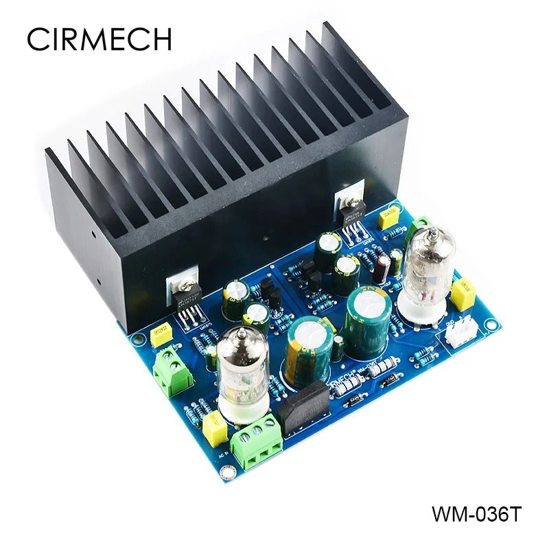FZ CIRMECH HIFI สูญญากาศหลอดเครื่องขยายเสียงอิเล็กทรอนิกส์วาล์วเครื่องขยายเสียง 6J1 + LM1875 เครื่อง