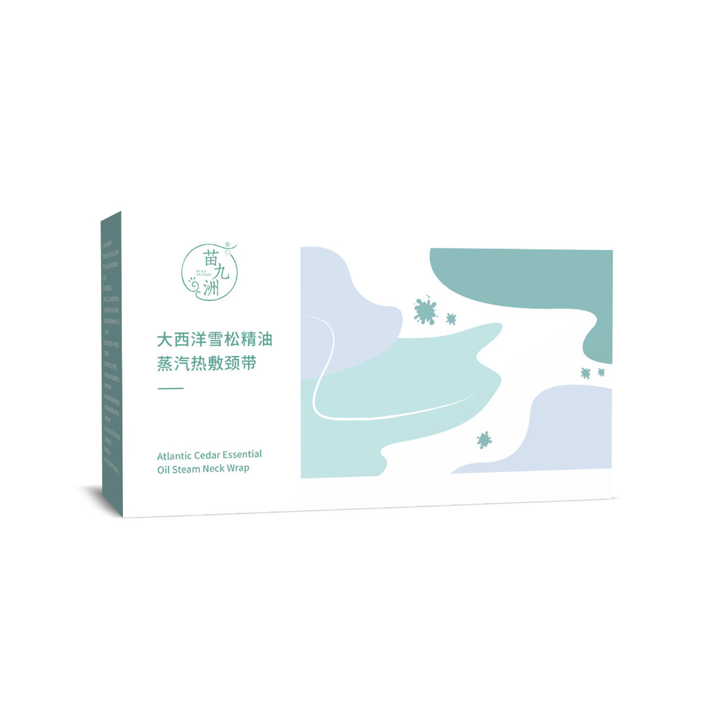 สินค้าใหม่ Miao Jiuzhou Atlantic Cedar Essential Oil Steam Hot Compress สายคล้องคอ Moxibustion กระดู