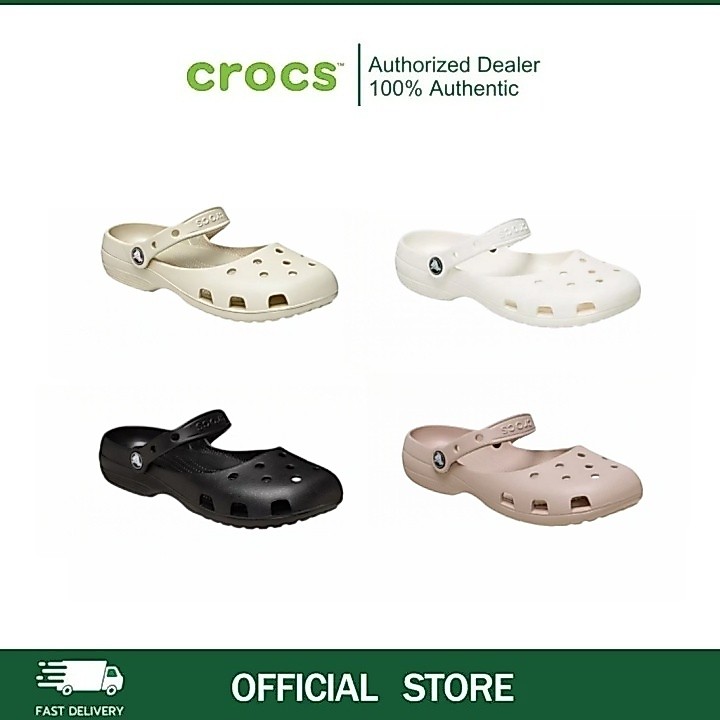 [รีวิวดีมาก แนะนำ]CROCS Classic ballet Every day ลุคได้เล้ย มี 4 สี Black & Pink &white&khaki จัดส่งทันทีหลั