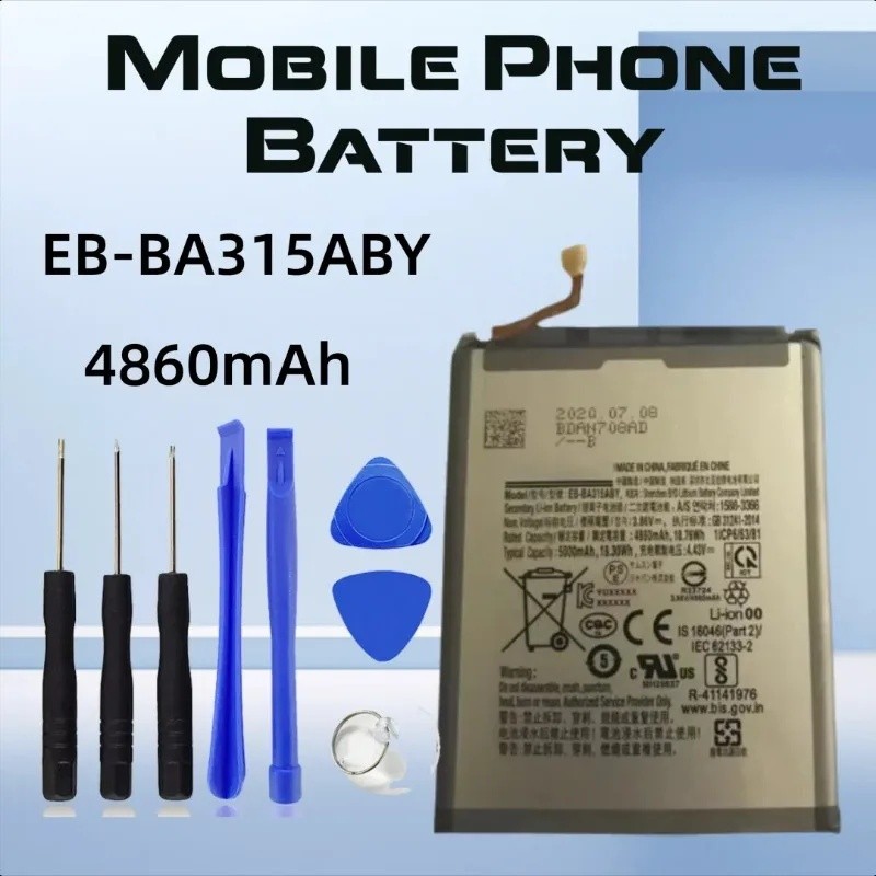 4860mAh สําหรับ Samsung Galaxy A31 A31S A315 EB-BA315ABY แบตเตอรี่โทรศัพท์มือถือ
