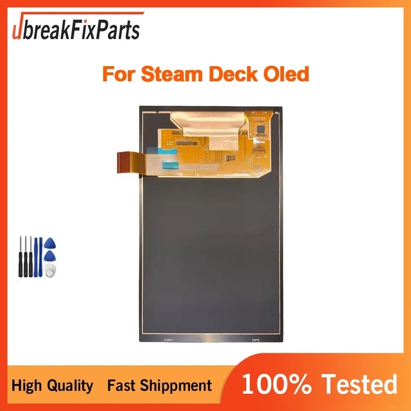 7.4 นิ้ว 90Hz หน้าจอ LCD สําหรับ Steam Deck Oled จอแสดงผล Touch Digitizer Assembly สําหรับ Steam Dec