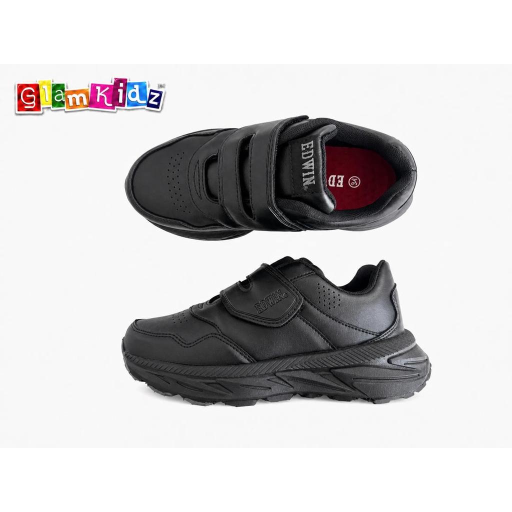 Edwin Black School Shoes / Kasut Sekolah Hitam Edwin EW3040