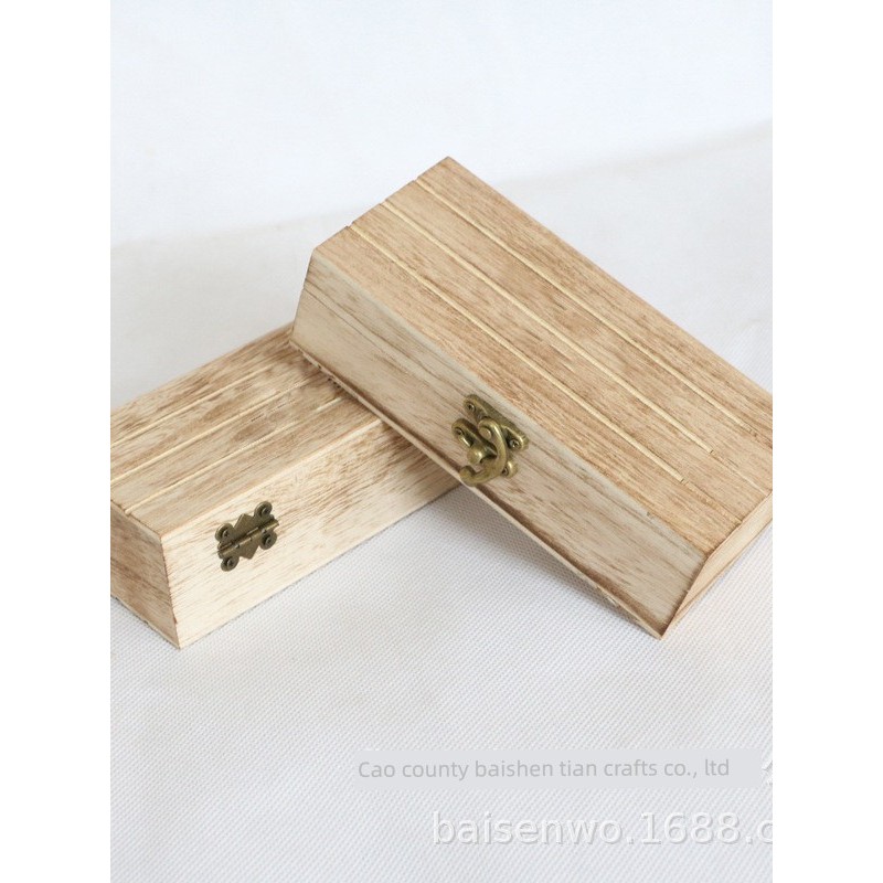 พรีเมี่ยม Paulownia Wood Glasses Case Wooden Flip Top แว่นกันแดด Box in Retro Style Wooden แว่นกันแด