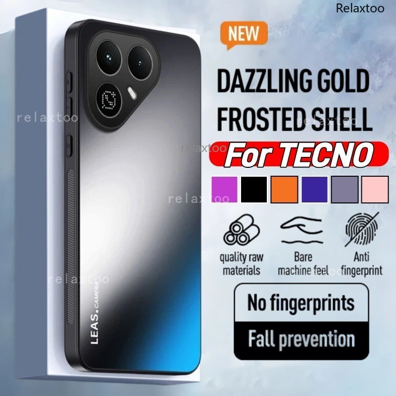 TECNO Pova8 2026 สําหรับ Tecno 8 Pro 8Pro Pova8Pro TecnoPova8Pro 5G 4G LK6 Frosted Gradient Matte Ha
