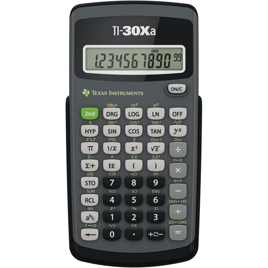 Texas Instruments TI-30Xa เครื่องคิดเลขวิทยาศาสตร์ LW8H