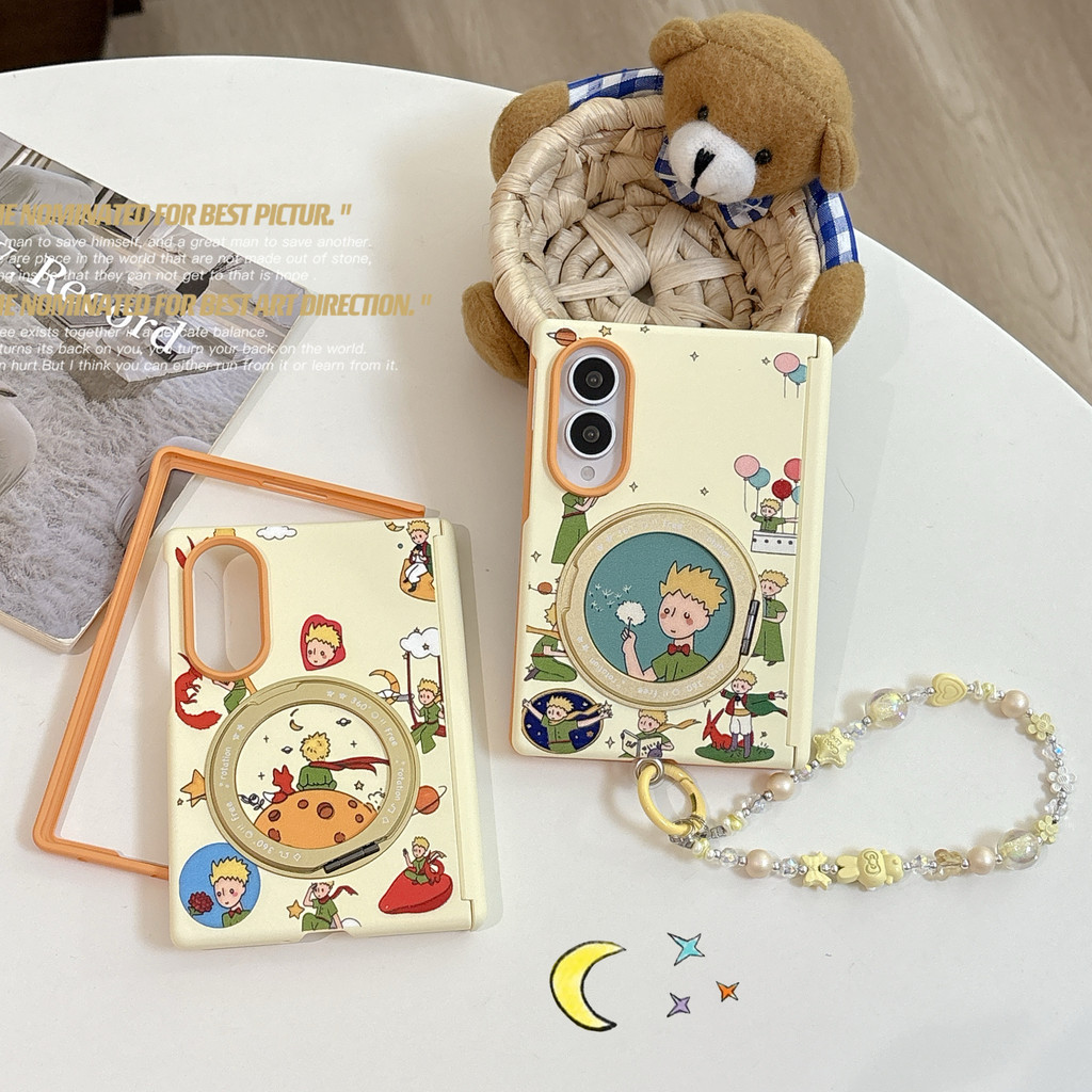 New style การ์ตูน อนิเมะ เด็กผู้ชาย ฝังตัว Magnetic holder Skin feel เคส สำหรับ Samsung Galaxy Fold8 Wide Case ชุดสามชิ้นที่ถอดออกได้รวมทุกอย่าง แกนกลางแม่เหล็ก ป้องกันการตก พลิกปก เคส