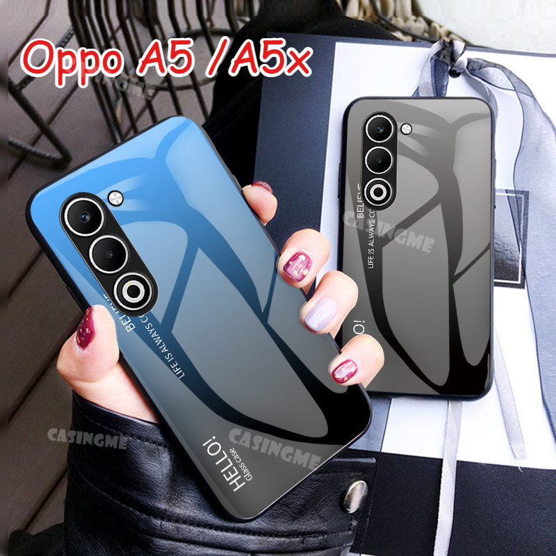 สําหรับOppo A5 4G 2025 กระจกนิรภัยสําหรับOppo a5x A5 A5Pro Oppo A 5 x OPPOA5x 5 Pro 4G 5G 2025 ปลอกG