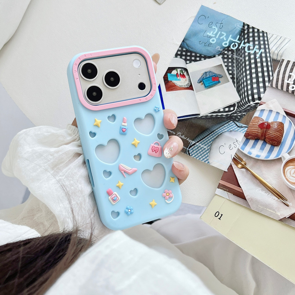 สําหรับ iphone17ProMax เปลือก LX1015 hollow beauty แต่งหน้า iphone17Pro iphone16