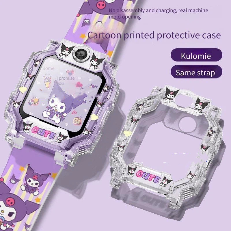 [สต๊อกพร้อม]สายซิลิโคน Kuromi + สําหรับ imoo Z1 Z2 Z3 Z5 Z6 Z7 X10 imoo X10 สายนาฬิกา imoo Z1 สาย im