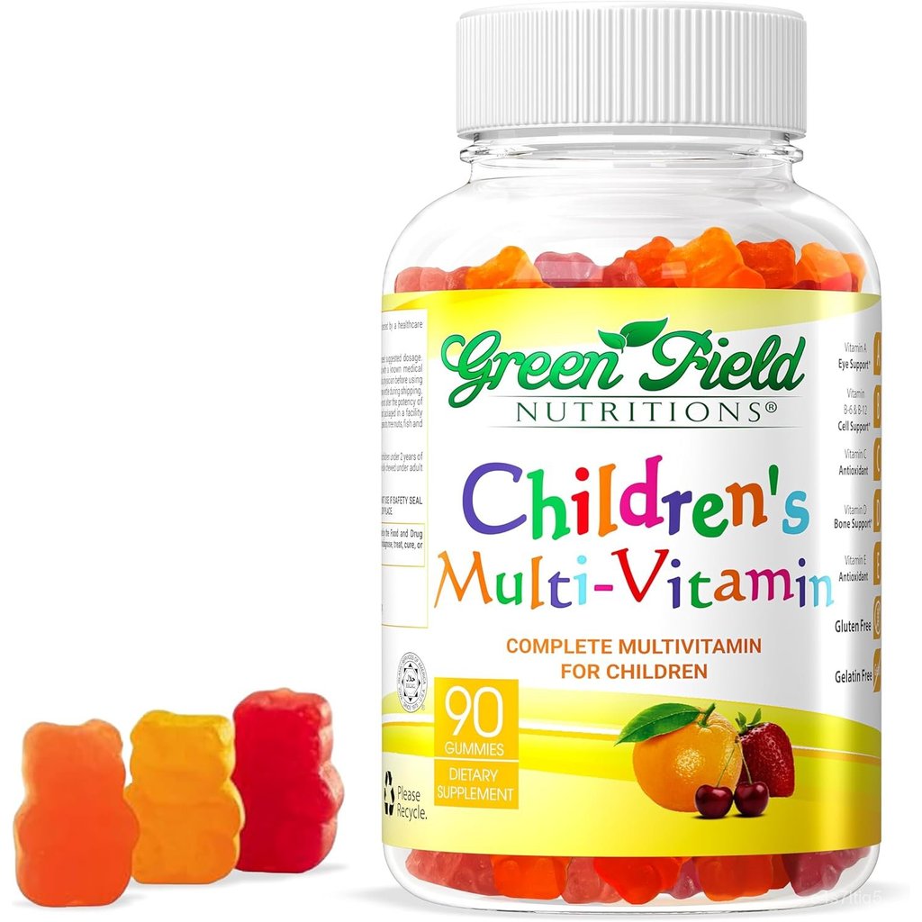 Greenfield Nutritions Halal Multivitamin for Kids – Gelatin-Free Halal Kids Multivitamin Gummies wit
