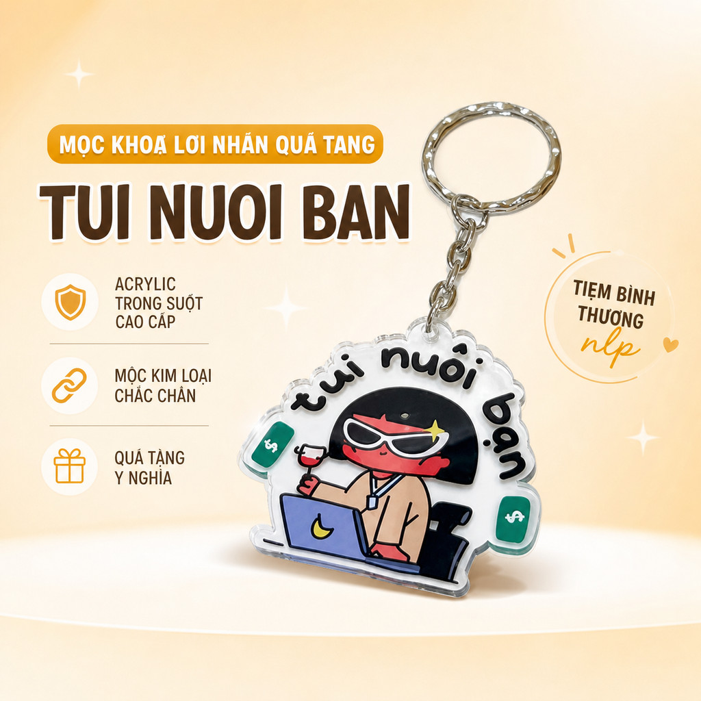 GIFT MESSAGE KEYCHAIN - THANK YOU - NORMAL SHOP nlp
