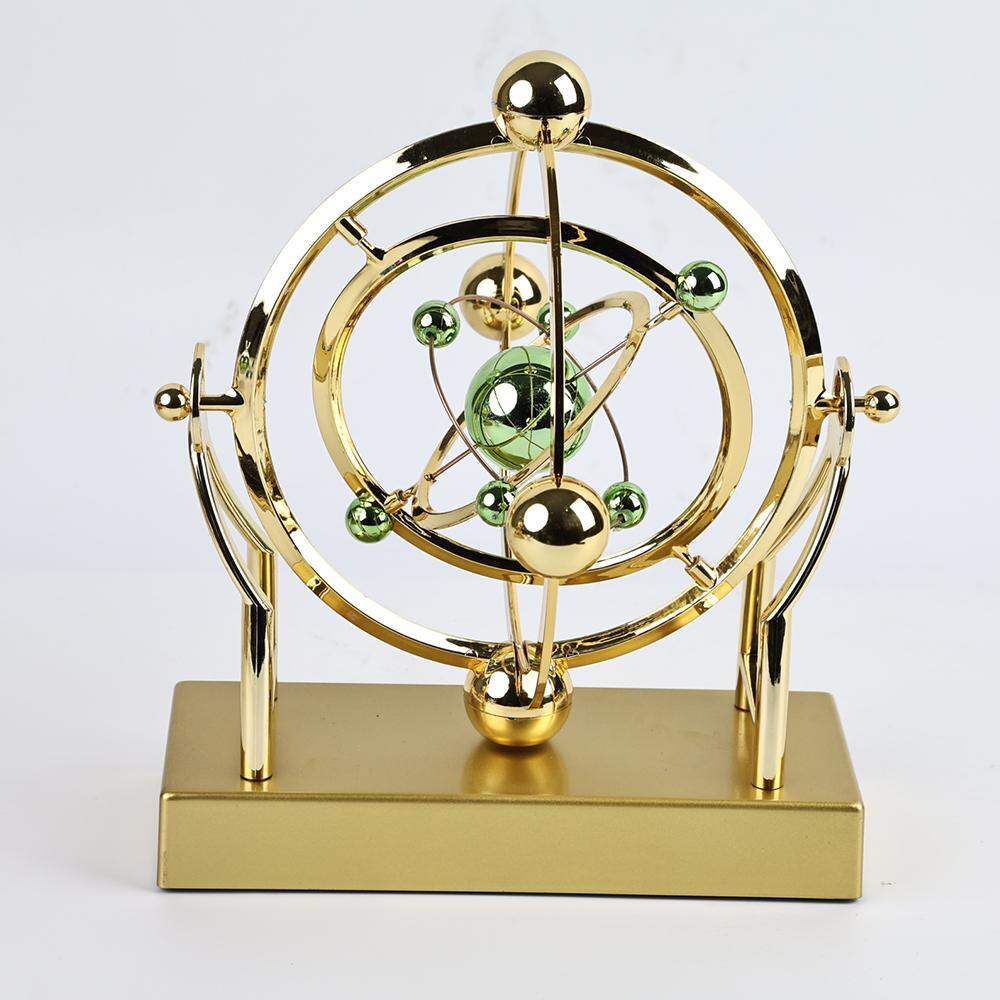 Celestial Orbit ลูกตุ้มเครื่องเคลื่อนไหวถาวร ตกแต่งโต๊ะ Kinetic Art เหมาะบ้านและออฟฟิศ