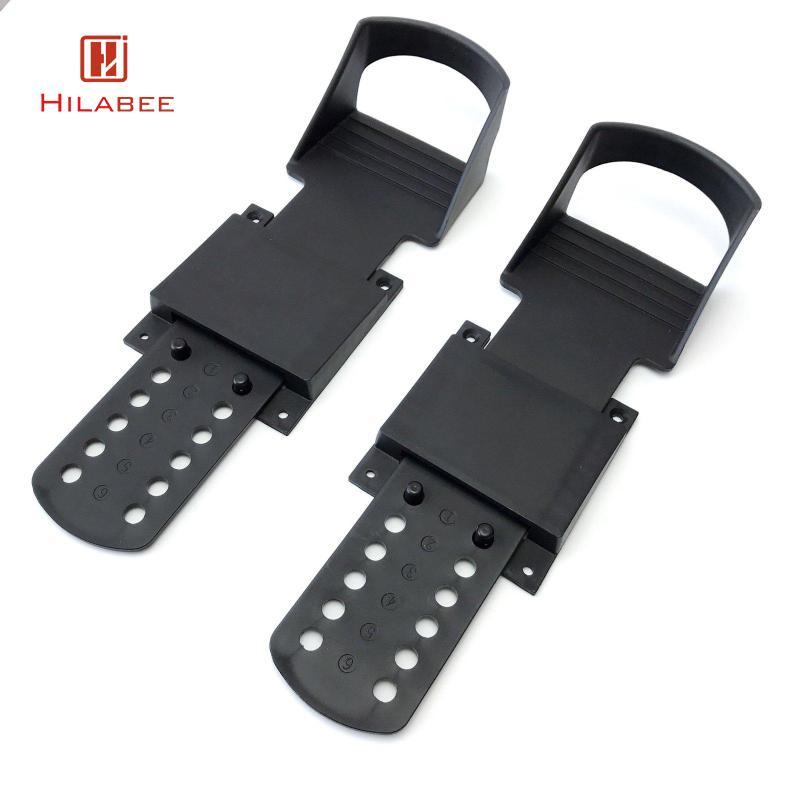 HILABEE Rower แผ่นเท้าพร้อมสายคล้องเปลี่ยน Rower เท้าปรับเท้าเหยียบลื่นฟิตเนสอุปกรณ์เสริมขนาดกะทัดรั