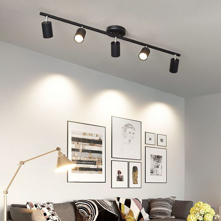 [new]นอร์ดิก ไฟติดตามโคม Track Lighting สปอตไลท์ ปอตไลท์ledตกแต่ง โคมไฟมินิมอลเพดาน JS8P