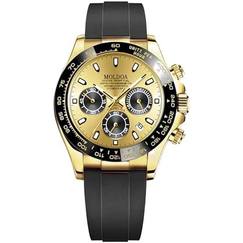 MASTOP Pagani Design Daytona Homage นาฬิกาผู้ชาย Panda Analog Quartz ญี่ปุ่นการเคลื่อนไหว Chronograp
