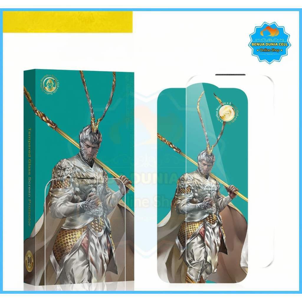 KA - A11 1 กล่องแก้วเทมเปอร์ 10 ชิ้น MONKEY KING สําหรับ OPPO A74 4G 5G A36 A76 A96 A77S A78 4G 5G A