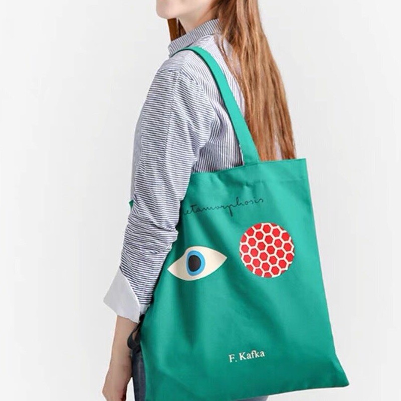 American Out of Print Kafka Canvas Bag Amazing Gatesby Literary Retro Bag