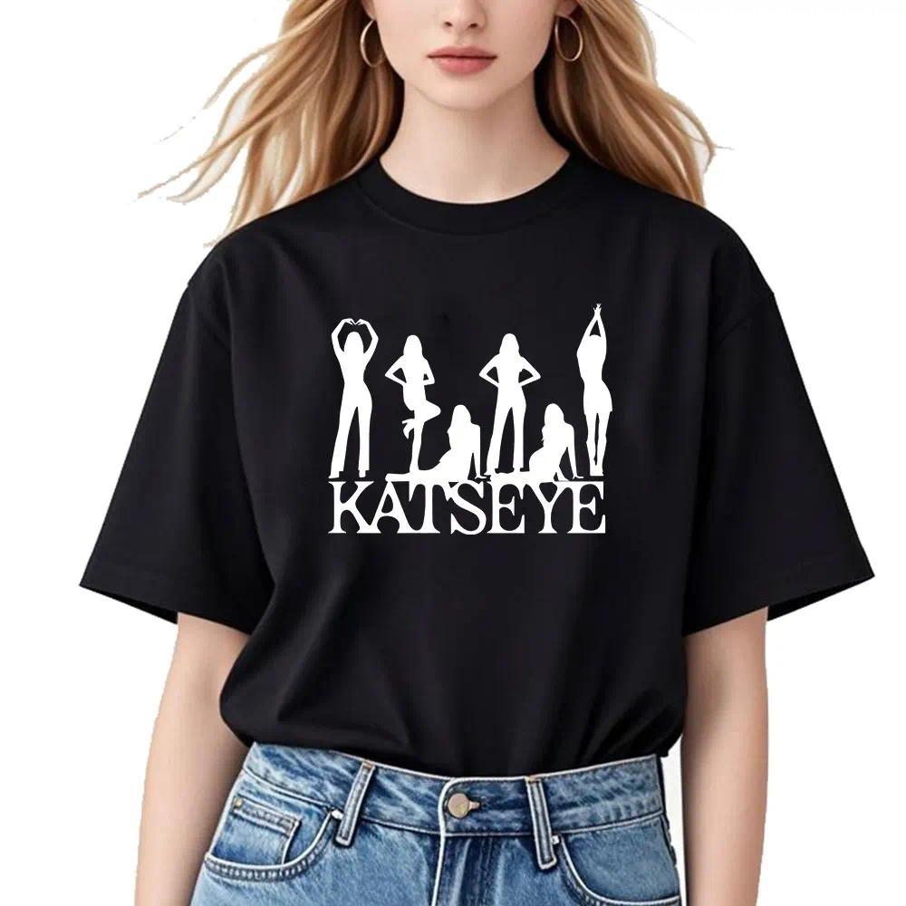EctpyKpop Katseye World Tour MANON SOPHIA Graphic T Shirt Mens Womens เสื้อยืด  Summer St