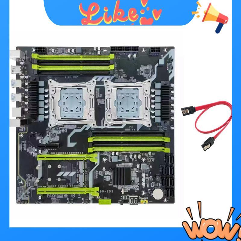 X99 เมนบอร์ด Dual-Socket LGA2011-3 Gigabit Ethernet M.2 NVMe