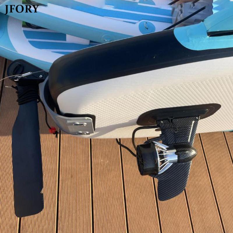 Jfory Canoe เรือ Rudder Fixation Replacement, Tail Vane Rudder Set Watercraft Rudder Bracket น้ําหนั