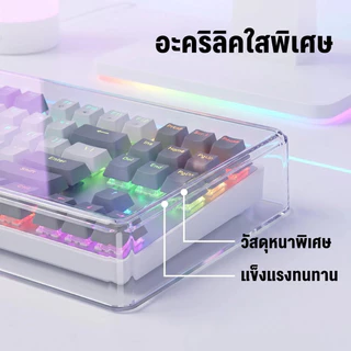 ฝาครอบคีย์บอร์ด อะคริลิคใส กันฝุ่น กันน้ำ 87 108 คีย์ ที่ครอบแป้นพิมพ์ กันแมวเหยียบ โต๊ะคอม