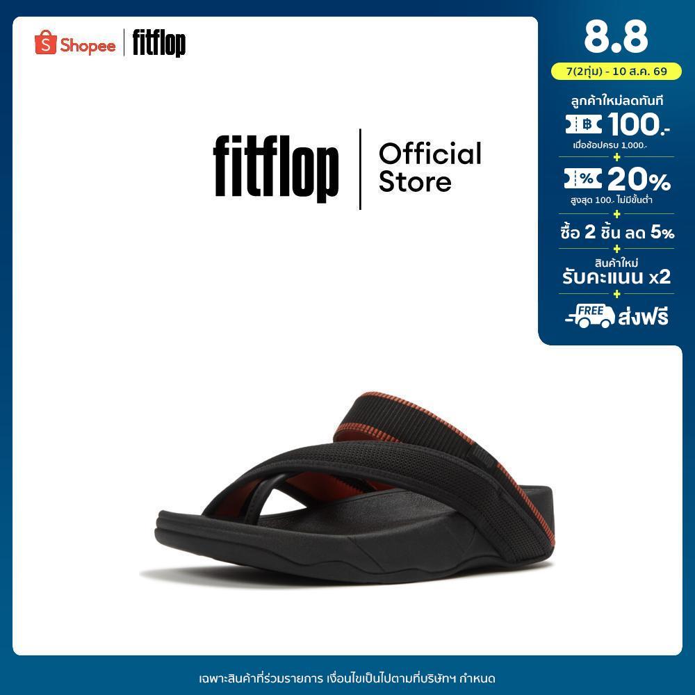 FITFLOP SLING W/RESISTANT MESH/WEB TP รองเท้าแตะแบบหูหนีบผู้ชาย รุ่น A5U-D31 สี BLACK