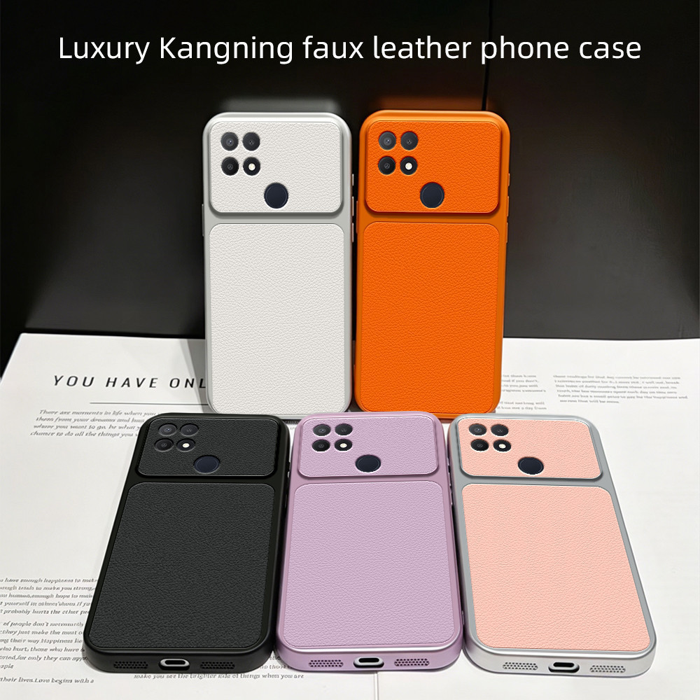 เคส oppo a15 a15s a35 CPH2179 PEHM00 PEFM00 CPH2185 ครอบคลุมเต็มหน้าจอป้องกันการตกนิ่มหนังเนื้อเคสโท