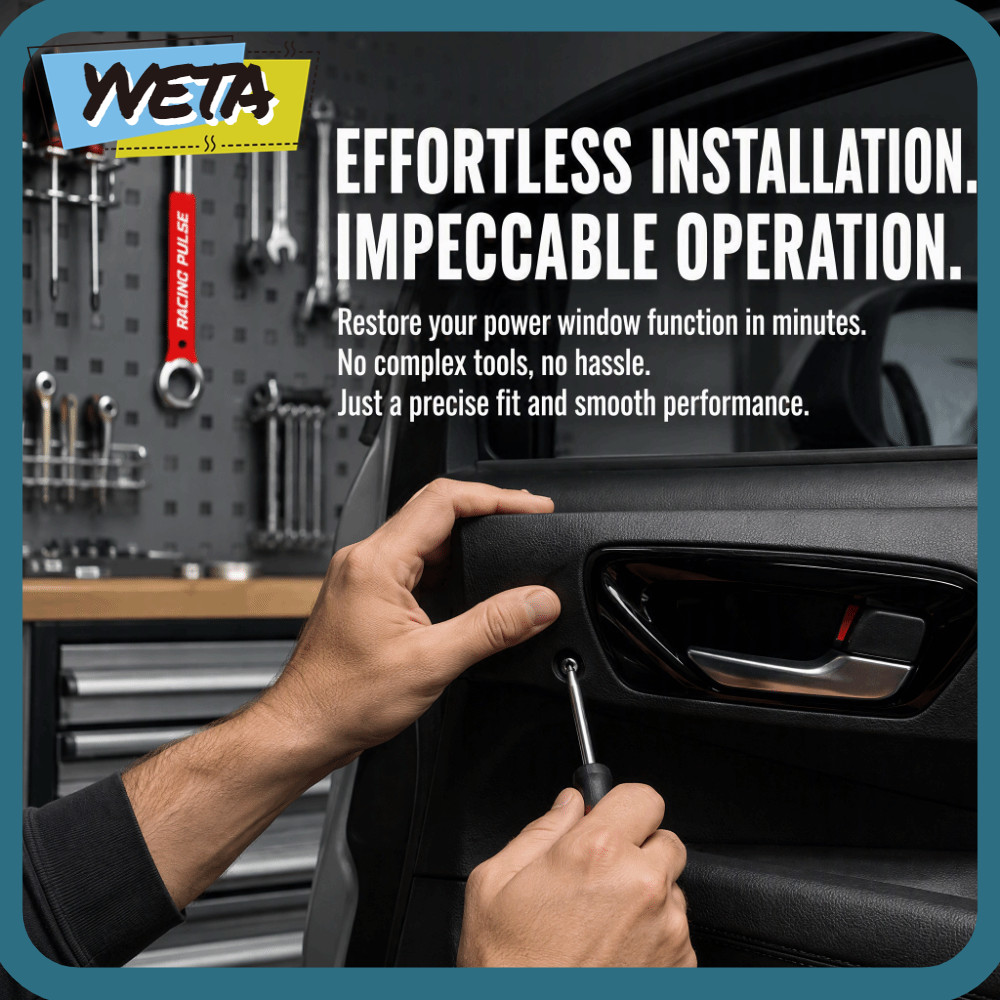 YVETA Regulator Repair Gear, G22C5958X ABS Window Motor Gear, Simple Mount White Motor Drive Gear สํ