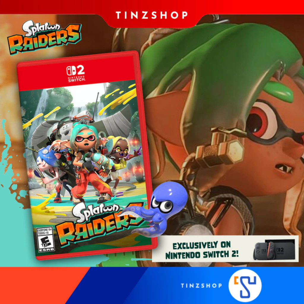 [พร้อมส่ง] [Switch2] Nintendo Switch 2 Game Splatoon Raiders / Zone Asia / Game cartridge (ตลับเกม)