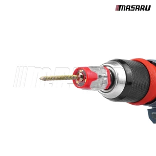 MASARU SAHM-740 ปลอกแม่เหล็กใส่ดอกไขควงไฟ LED เปิดไฟได้ระหว่างใช้งาน ก้านดอกไขควง 6.35 mm (1/4")
