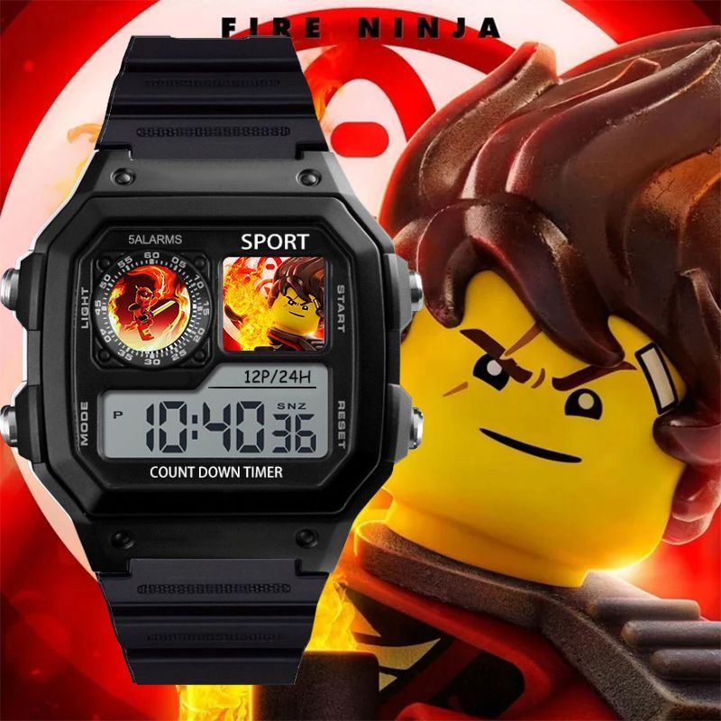 Lego Phantom Ninja Pain Watch Lloyd สินค้าสองมิตินักเรียนนาฬิกาสมาร์ทอินเทรนด์กีฬานาฬิกากันน้ํา