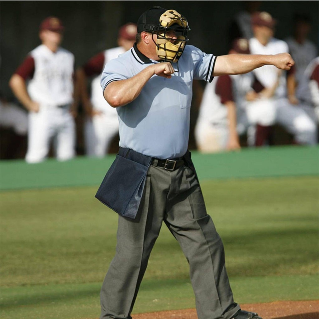 Umpire Bag with Pockets Black Umpire Bag Organized Quick Access for Umpires, Baseball Games