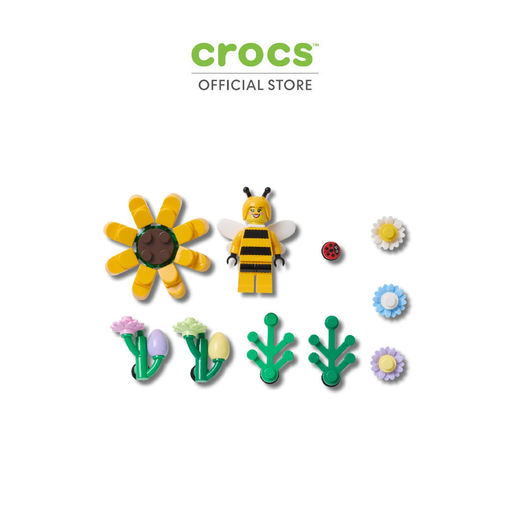 CROCS ตัวติดรองเท้า JIBBITZ™ LEGO® SUNSHINE GARDEN 10 PACK