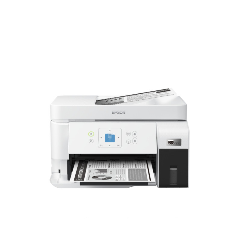 EPSON เครื่องพิมพ์มัลติฟังก์ชั่นอิงค์เจ็ท รุ่น M2050 สีขาว