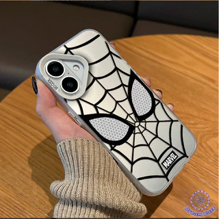 เคสโทรศัพท์ชุบสีสด ลายสไปเดอร์แมน สไตล์ฮิต เข้ากันได้กับIPhone 11 16 17 AIR 15 14 12 13 Pro Max 16 14 7 8 15 Plus XR X