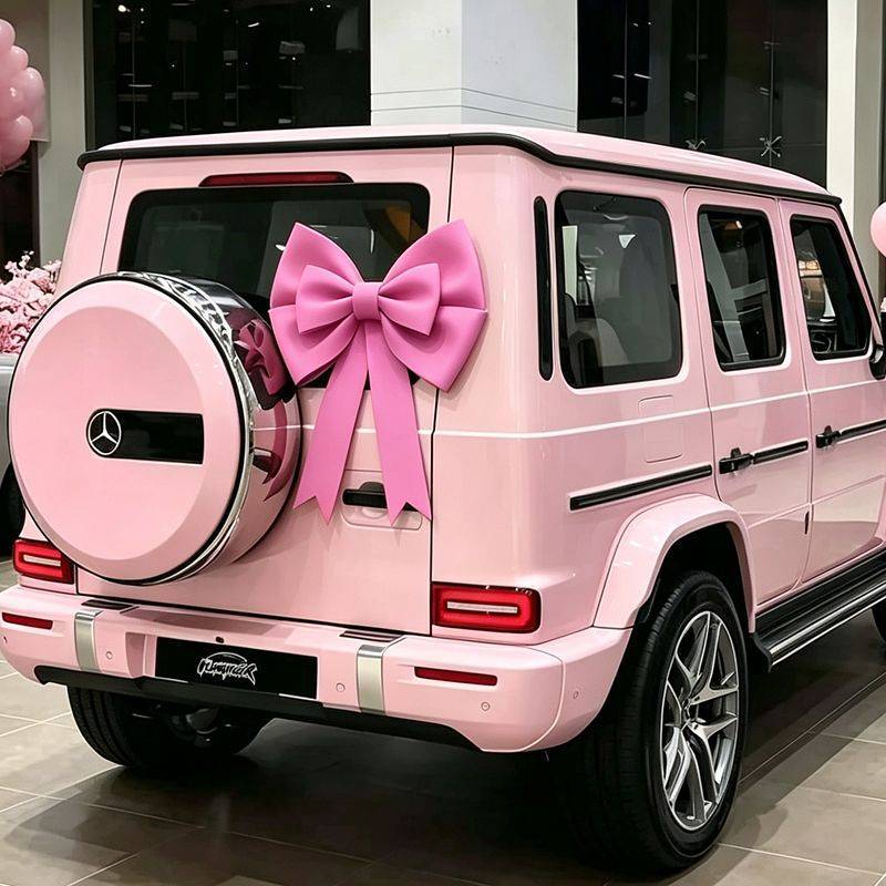 Car Appearance Decoration Modified Car Tail Decoration Bow Car Trunk Pendant Butt Three-Dimensional 