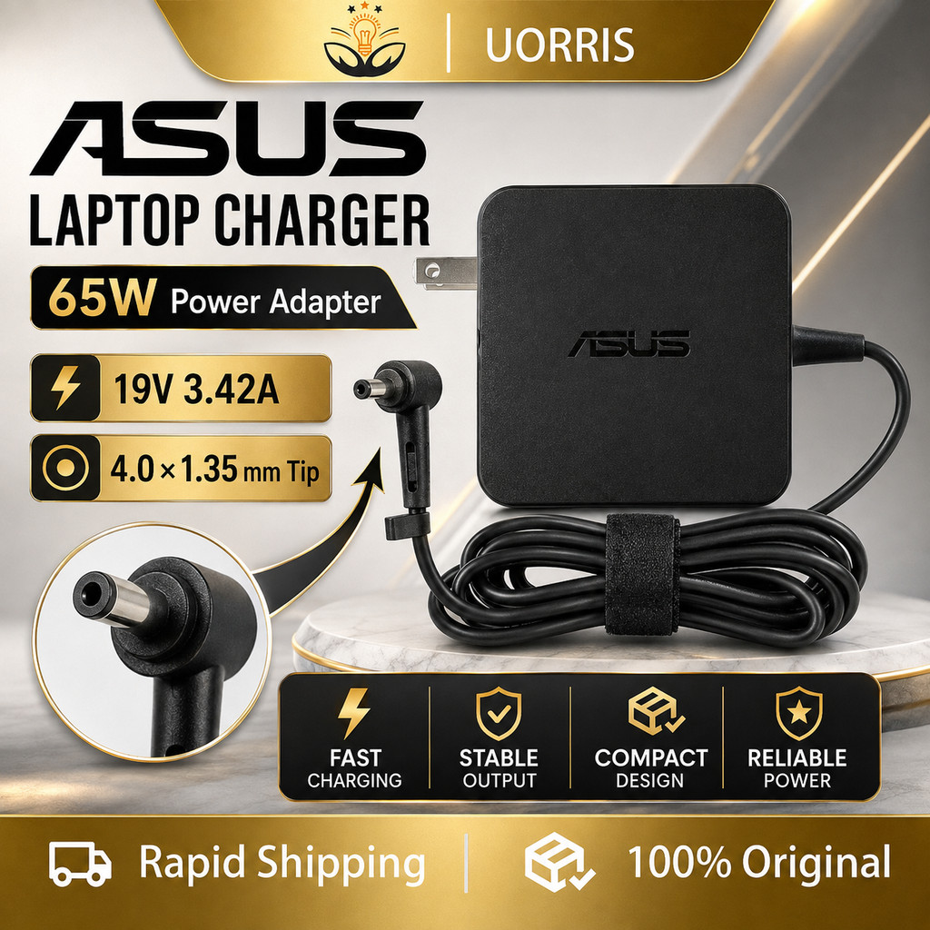 UORRIS ASUS 19V 2.37A หัว 4.0x1.35 mm Adapter Notebook charger อะแดปเตอร์โน๊ตบุ๊ค สายชาร์จ เอซุส