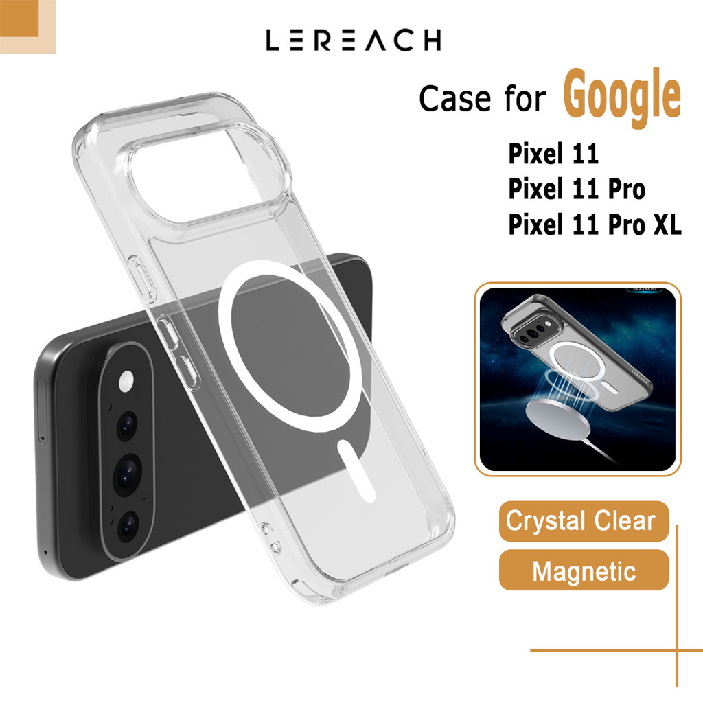 สําหรับ Google Pixel 11 /11 Pro /11 Pro XL เคสแม่เหล็ก Lereach TOC Ultra-Thin Anti-Fall กันกระแทกฝาครอบป้องกัน