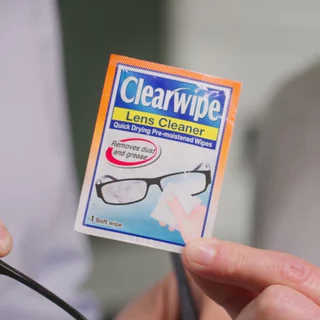 Quikwipe ควิกไวฟ์ ฟูกิฟูกิ แผ่นทำความสะอาดเลนส์แว่นตา กล่อง 10 ชิ้น