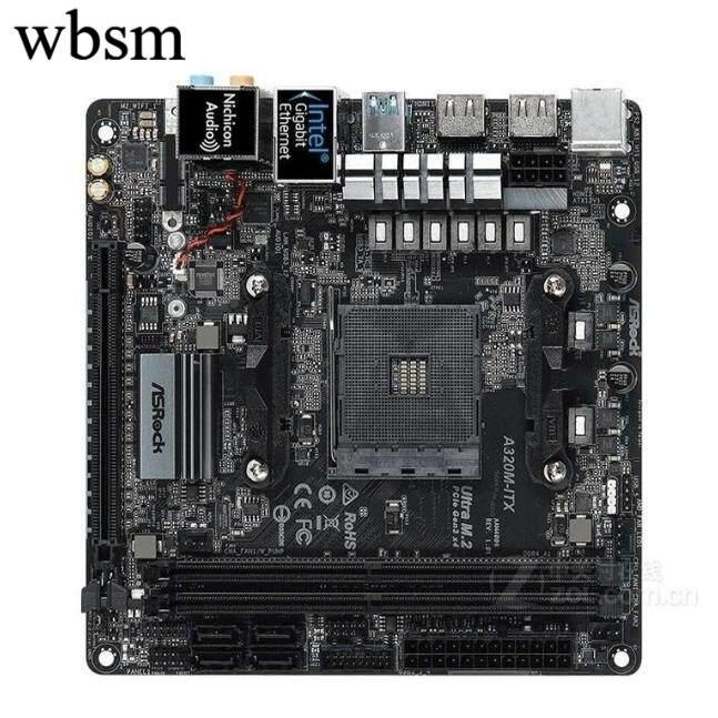 [คอลัมน์เมนบอร์ด] ASRock A320M-ITX 17 * 17 รองรับเมนบอร์ด M.2 Dual HDMI mini R5-5600G
