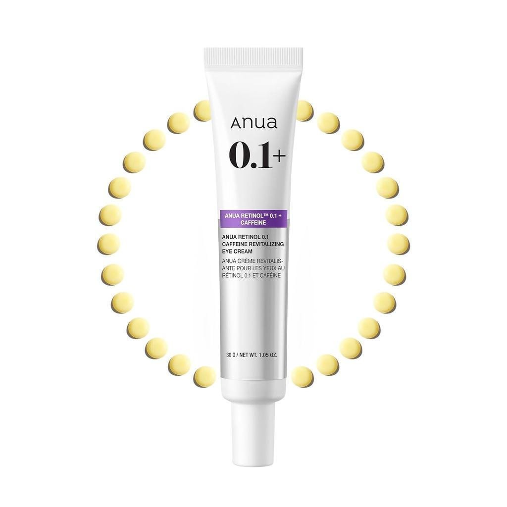 ANU Retinol 0.1% Caffeine Rejuvenating Eye Cream, Moisturizing Eye Area Cream, Lifting Eye Contour D