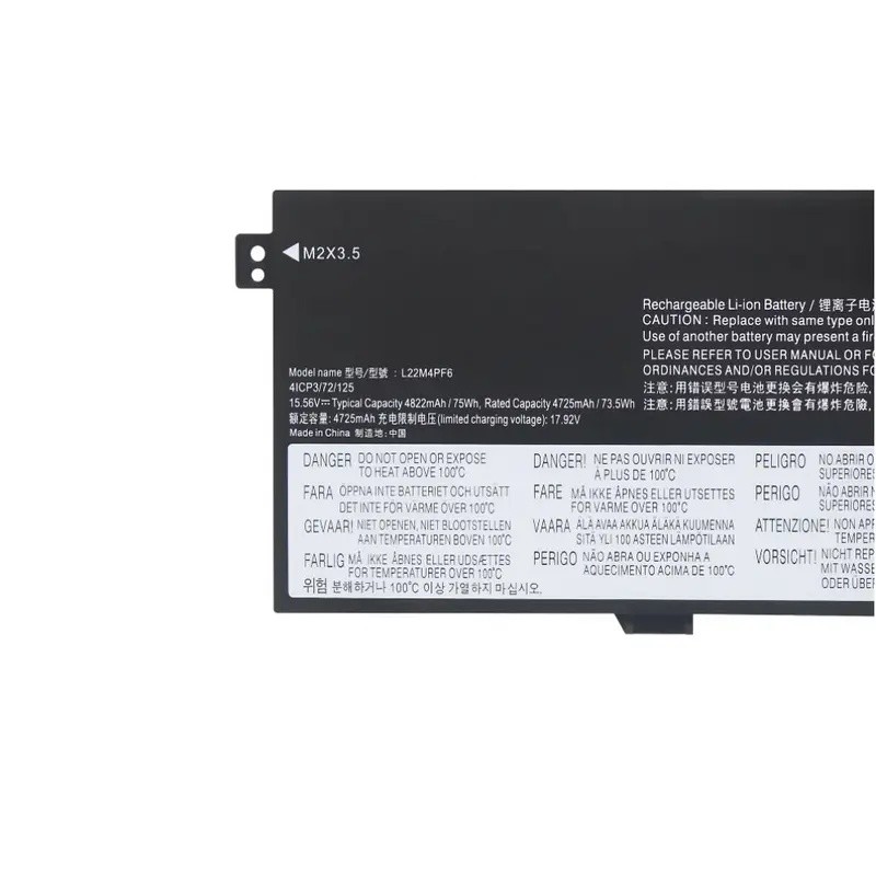 L22M4PF6 แบตเตอรี่แล็ปท็อปสําหรับ Lenovo โยคะ Pro 9 14IRP8/โยคะ Pro 14s IRP8D 5B11K40867 5B11N45312 
