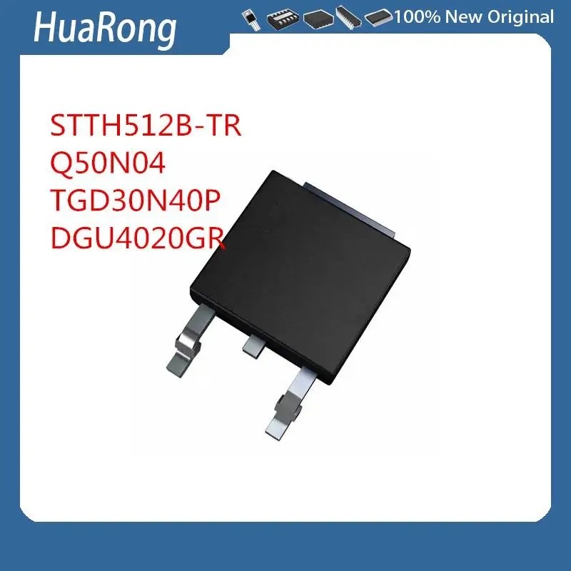 10 ชิ้น/แบทช์ STTH512B-TR STTH512B Q50N04 TGD30N40P DGU4020GR 4020GR TO-252-2