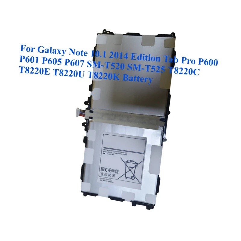 สําหรับ Samsung GALAXY Tab S 10.5 EB-BT800FBU SM-T805C T9500C SM-P900 SM-T525 T8220C T8220E แบตเตอรี
