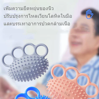 30/10/5LB บีบมือออกกำลังกาย ที่บีบมือคลายเครียด ซิลิกาเจลยางบริหารมือ 3 in 1 (Hand Strength Grip) บริหารมือ